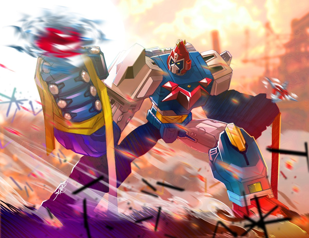 BernceWorks's tweet photo. We'll be seeing Voltes V as a series adaptation very soon. Here's a fan art the OG robot i made several years ago. #VoltesVlegacy #VoltesV #BernceWorks https://t.co/4ZoMtDHxCw