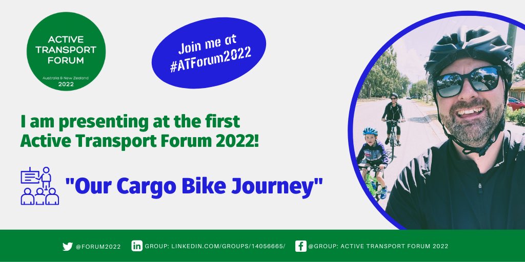 mattroot80's tweet photo. Can’t wait to present at the inaugural Active Transport Forum - roll on Friday #ATForum2022 https://t.co/3tRJ4iE6Z3
