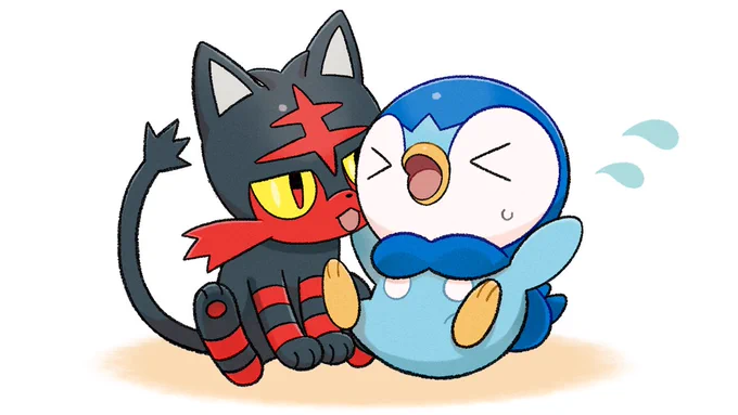 プロジェクトポッチャマから、午後3時をお知らせ🕒
きょうは #猫の日 なんですね〜🥰
ニャビー、ポッチャマがびっくりしちゃってるよ😳!?

#きょうのポッチャマ #きょうポチャ 