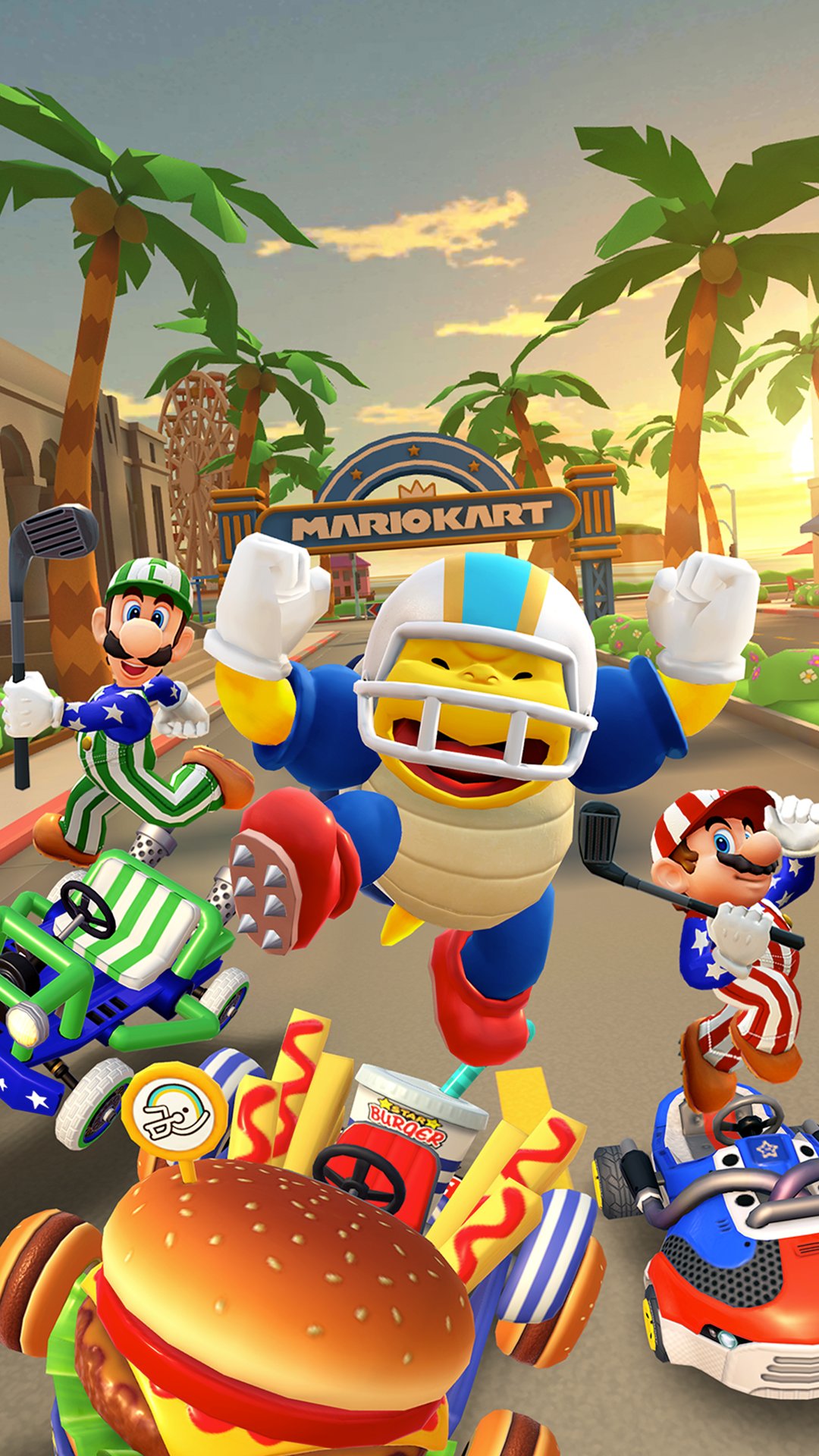 Mario Kart Tour on X: The Los Angeles Tour is wrapping up in #MarioKartTour. Next up is the Sky Tour featuring the new course GBA Sky Garden! Ride above the clouds! The