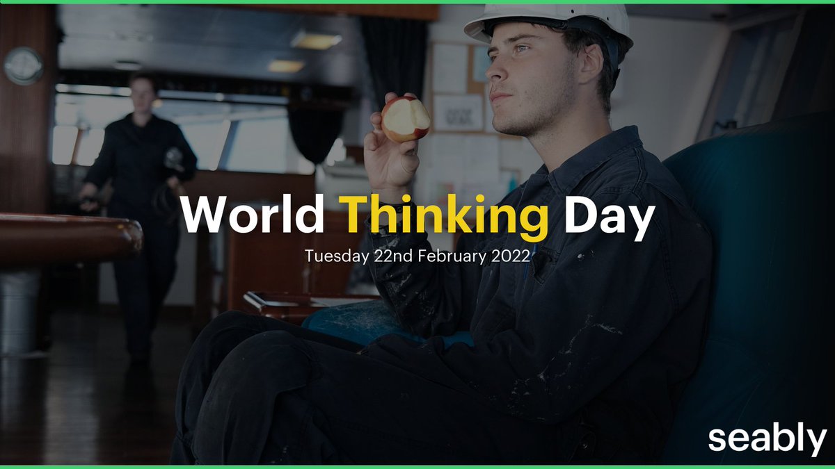 SeablyTraining's tweet photo. Today we celebrate #WorldThinkingDay, with the #2022theme of: Our World, Our Equal Future 🌎
Take action and speak out on issues you most care about 🗣
Let us know what your thoughts are in the comments 👇
#Seably #SeablyTraining #Maritime #MaritimeIndustry #Shipping https://t.co/KxIML2m1m9