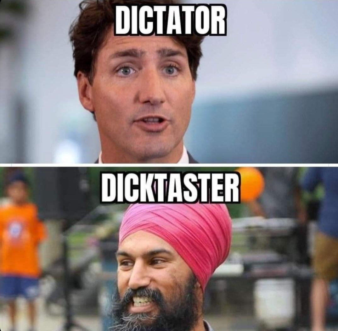 SharisseLynas's tweet photo. Going to have these two morons until March unless we can get enough signatures to get him removed... 🍆🍆🤦♀️🤦♀️
#dictator #dicktaster #TrudeauFailedCanada https://t.co/Ly3r20RRa4