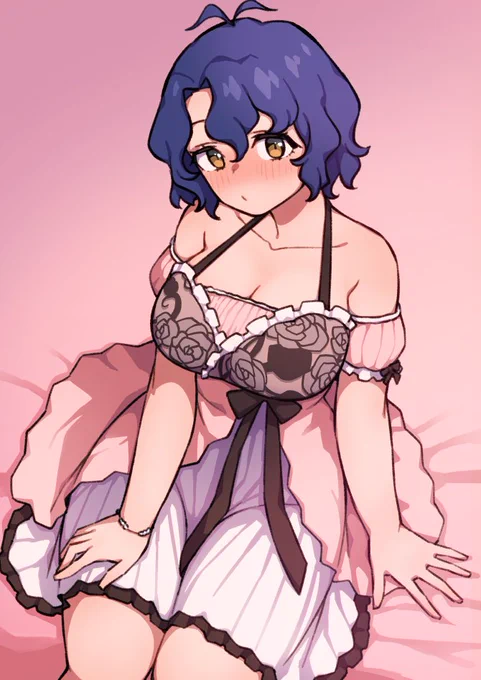 パジャマ風花。なんだかカードが可愛いと思ったら、セクシーだという自覚がなかったとは… 