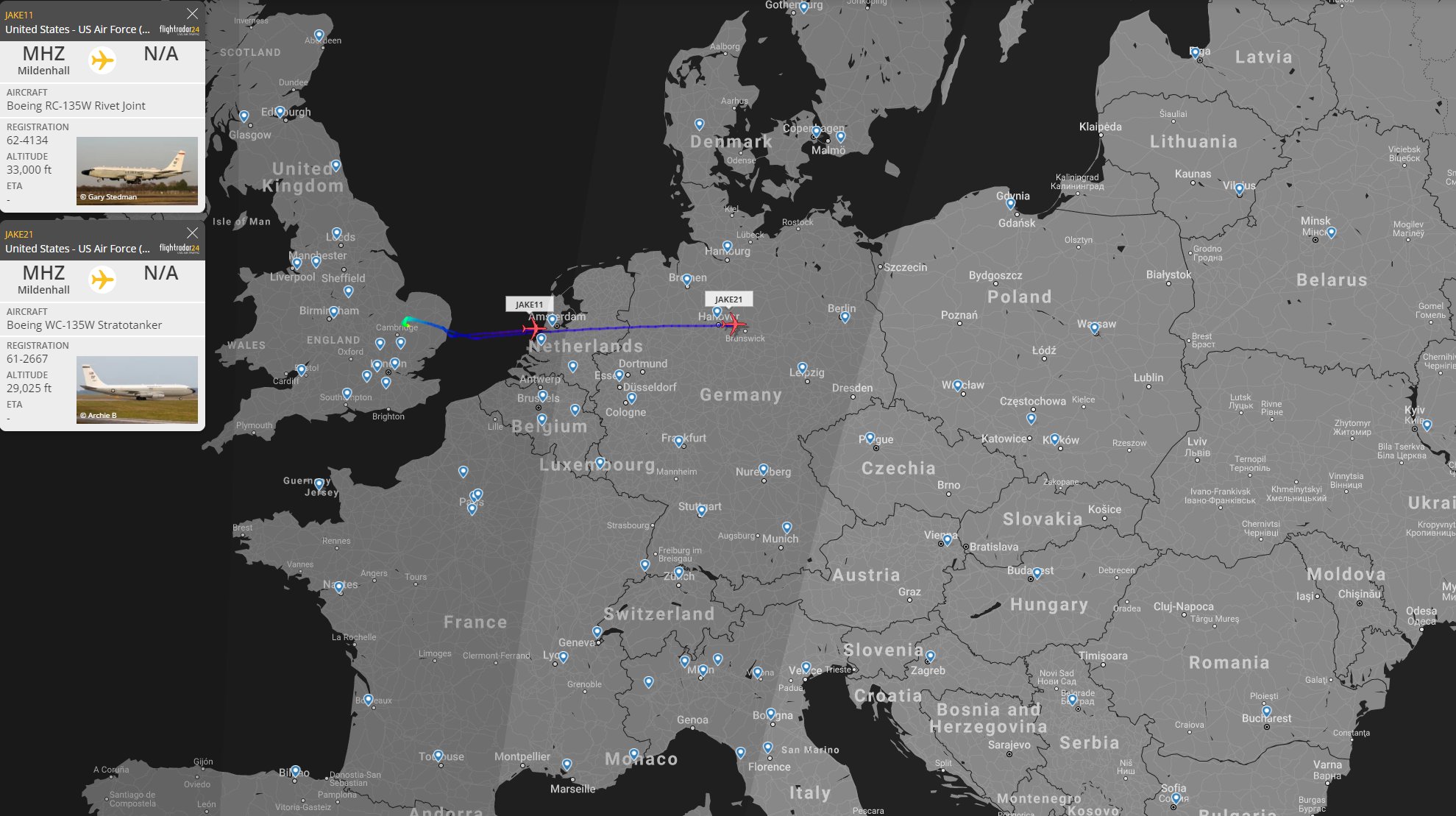 OSINTtechnical on Twitter "WC135W Nuke Sniffer and an RC135 Rivet