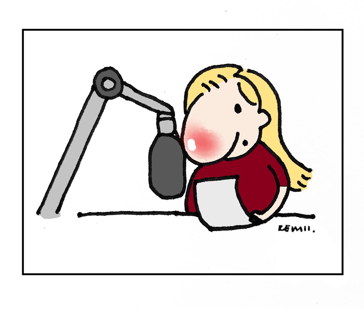 kemiimaguire's tweet photo. Happy Microphone-Testing-Day #twotwotwotwotwo https://t.co/zVtLH3xeYH