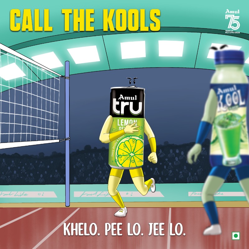 Amul_Coop's tweet photo. Players must take an early call and communicate their decision of playing or not playing the ball. This helps, akin to a bottle of Amul Kool that keeps the players cool.
#PlayItKool #SipTheFun #WonderInEveryDrop #CheerYourFavourite #PVL #ServeKickSmash #TheLiquidSwag https://t.co/9xE6CTYQuL
