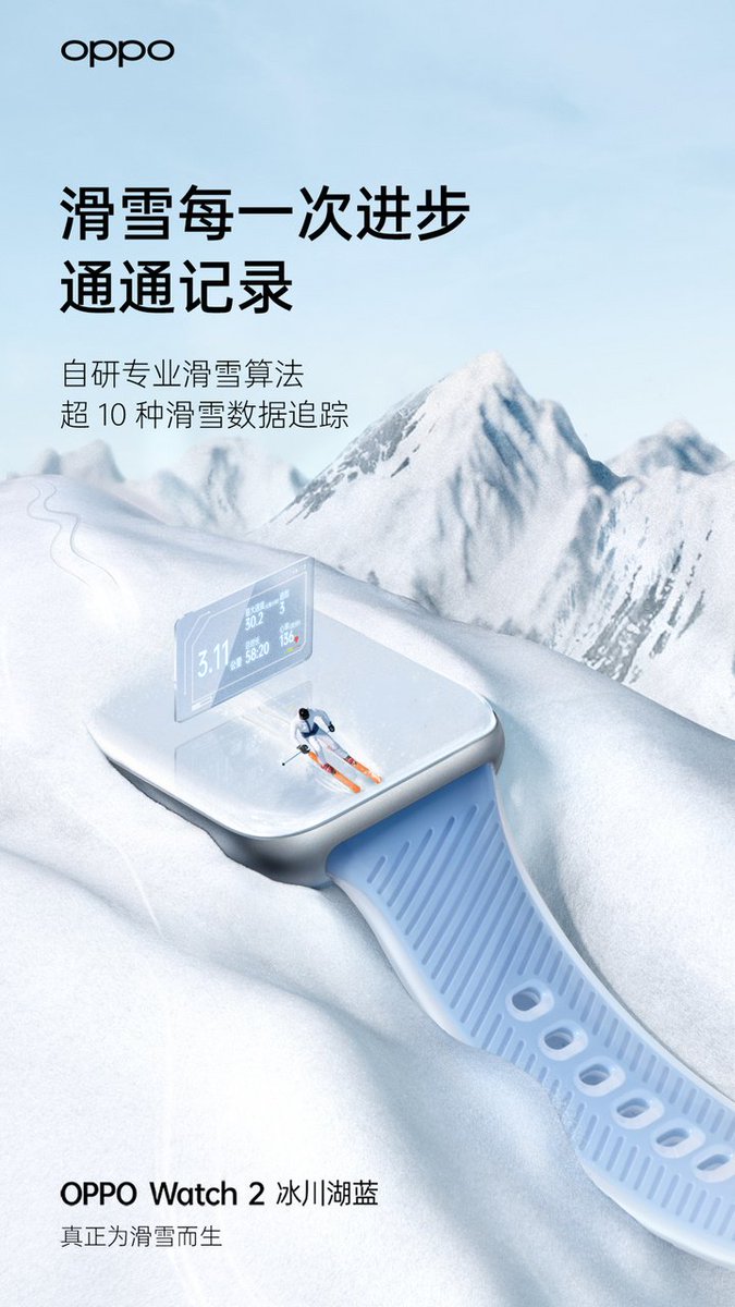 Ramvriksh44's tweet photo. OPPO WATCH 2 GLACIER BLUE COLOR
VARIENT MORE POSTERS
#OppoWatch2 https://t.co/iJWZUG0zJ7