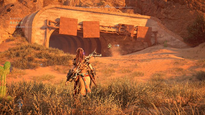 お宝が眠る巨大洞窟の入り口

#PS5Share, #HorizonForbiddenWest 