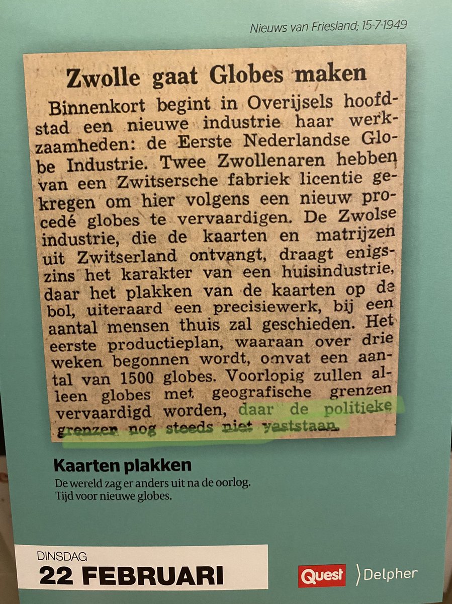 “(…) daar de politieke grenzen nog steeds niet vaststaan.”
