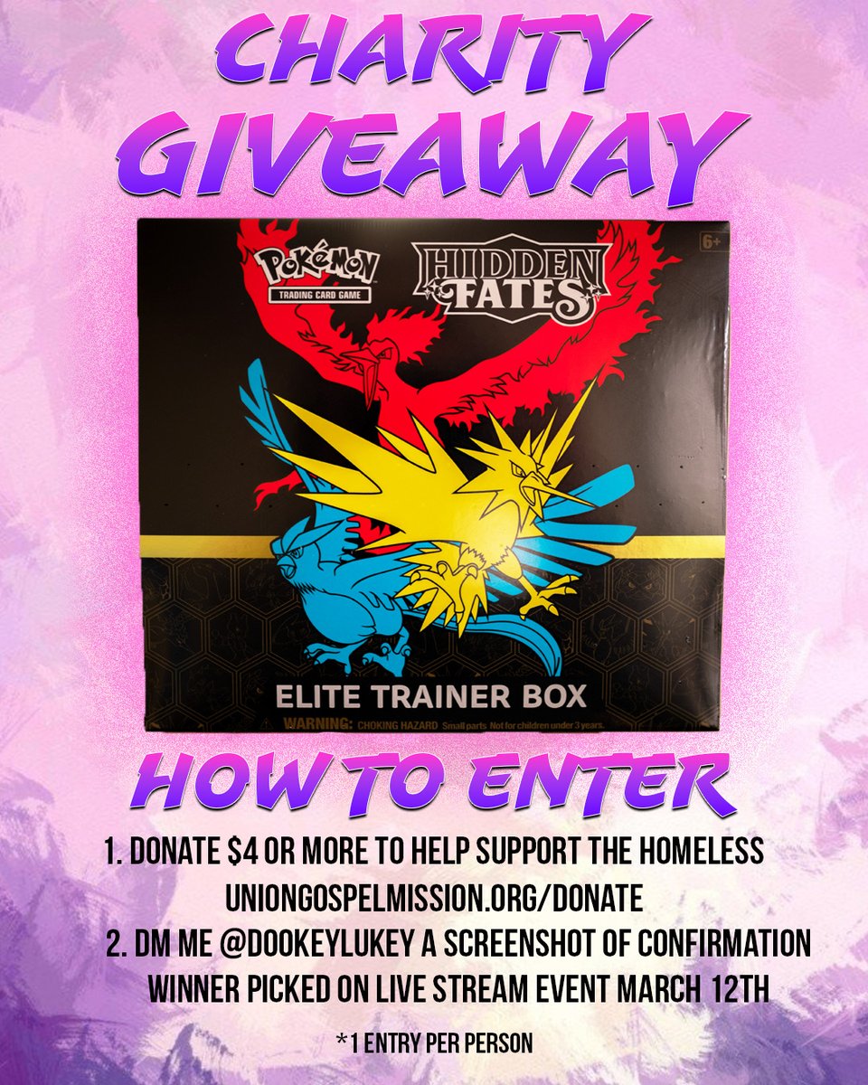 DookeyLukey's tweet photo. 🔥GIVEAWAY to SUPPORT HOMELESS🔥

✅Donate $4 (or more) link below
✅DM screenshot of confirmation email to me
✅Like &amp; RT for visibility 👀 
🍻Follows are appreciated but not required🍻

Winner picked via rng live March 12th
*1 entry per person

https://t.co/4t4InDbGbn https://t.co/n5WkvwMPcC