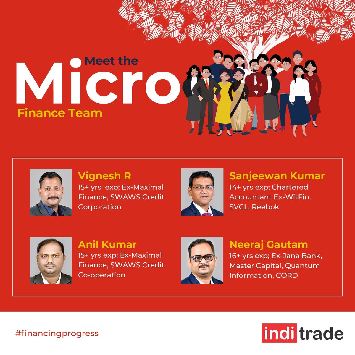Inditrade's tweet photo. Our Peepul. Our Strength. #financingprogress #inditrade #microfinance https://t.co/i6yKUVcCxQ