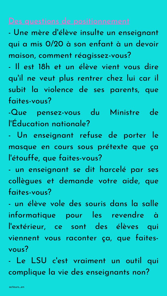 Des questions pour l’oral du concours personnel de direction. Bon courage à tous.
#perdir2022 #concoursperdir2022 #questionsoralesperdir #enrouteversloral