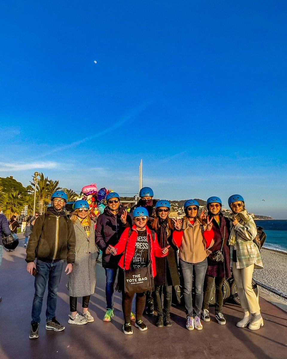 LavergneEugenie's tweet photo. [ Découverte | @MobilboardNice ] 
Essayer le #Gyropode #segway c’est l’adopter !
Et ce n’est pas la team des ambassadeurs @VisitCotedazur &amp; @ExploreNCA qui vous diront le contraire! 
.
#ilovenice #cotedazurfrance #explroenicecotedazur #mobilboard #gyropodesegway #lavergneeugenie https://t.co/Y99O899yej