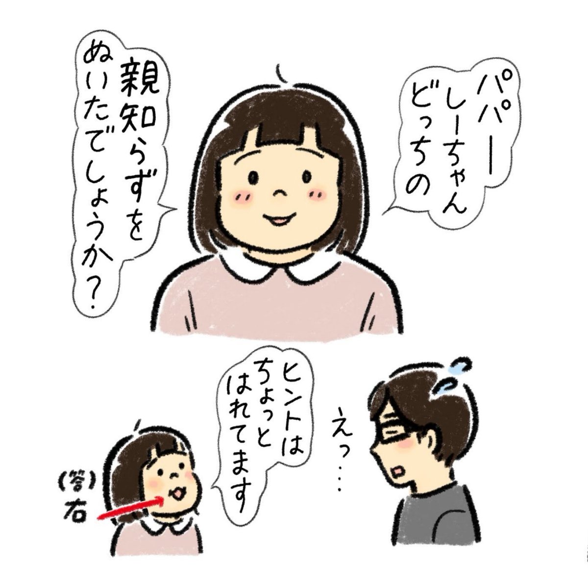 親知らずの抜歯
(左右とも)パパが気が付かないくらいの腫れで済みました😊

話を聞いてないのは昔からだけど
まぁ集中力があるってことでいいかな?笑 