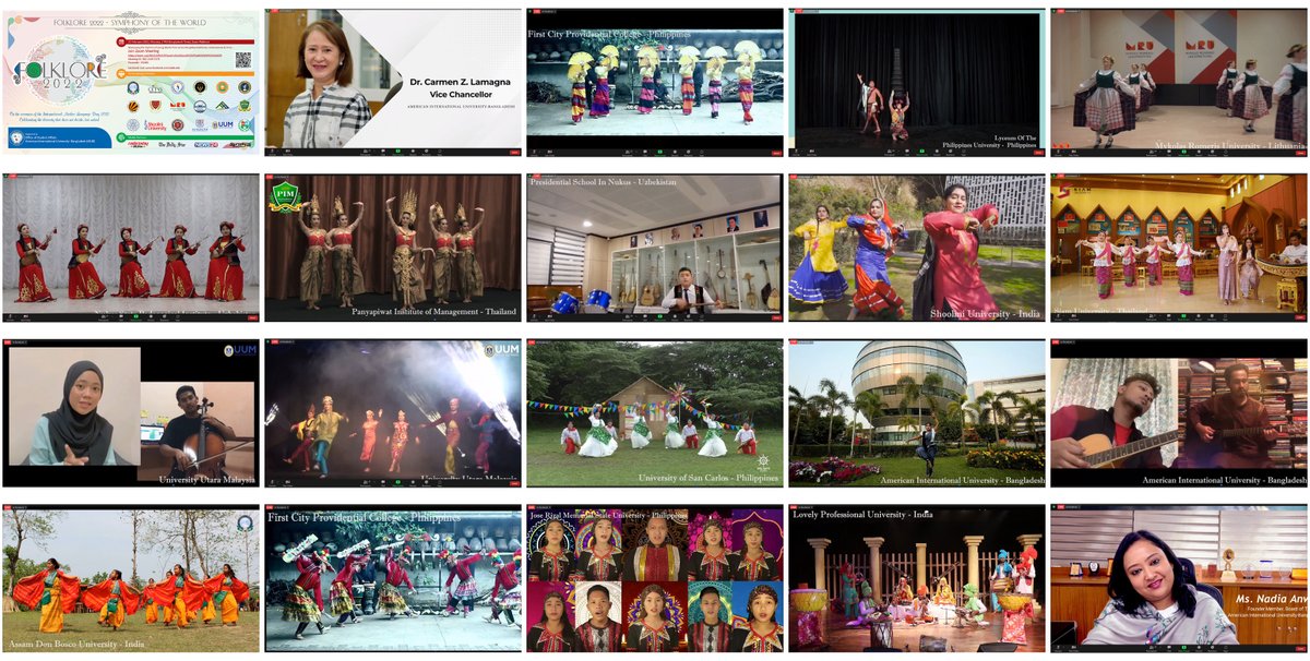 aiub_edu's tweet photo. FOLKLORE 2022 – SYMPHONY OF THE WORLD, SEASON 2: diversity that unites
#InternationalMotherLanguageDay #AIUB https://t.co/gHQmazVXRg