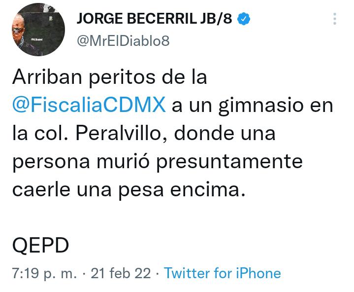 cuautem's tweet photo. @Paco26404755 @Zpadaz23 @c4jimenez @AlcCuauhtemocMx @SSC_CDMX @FiscaliaCDMX @A_VCarranza Hubo otra muerte en la colonia peralvillo exactamente 3 horas antes https://t.co/gBxEgfJyIK