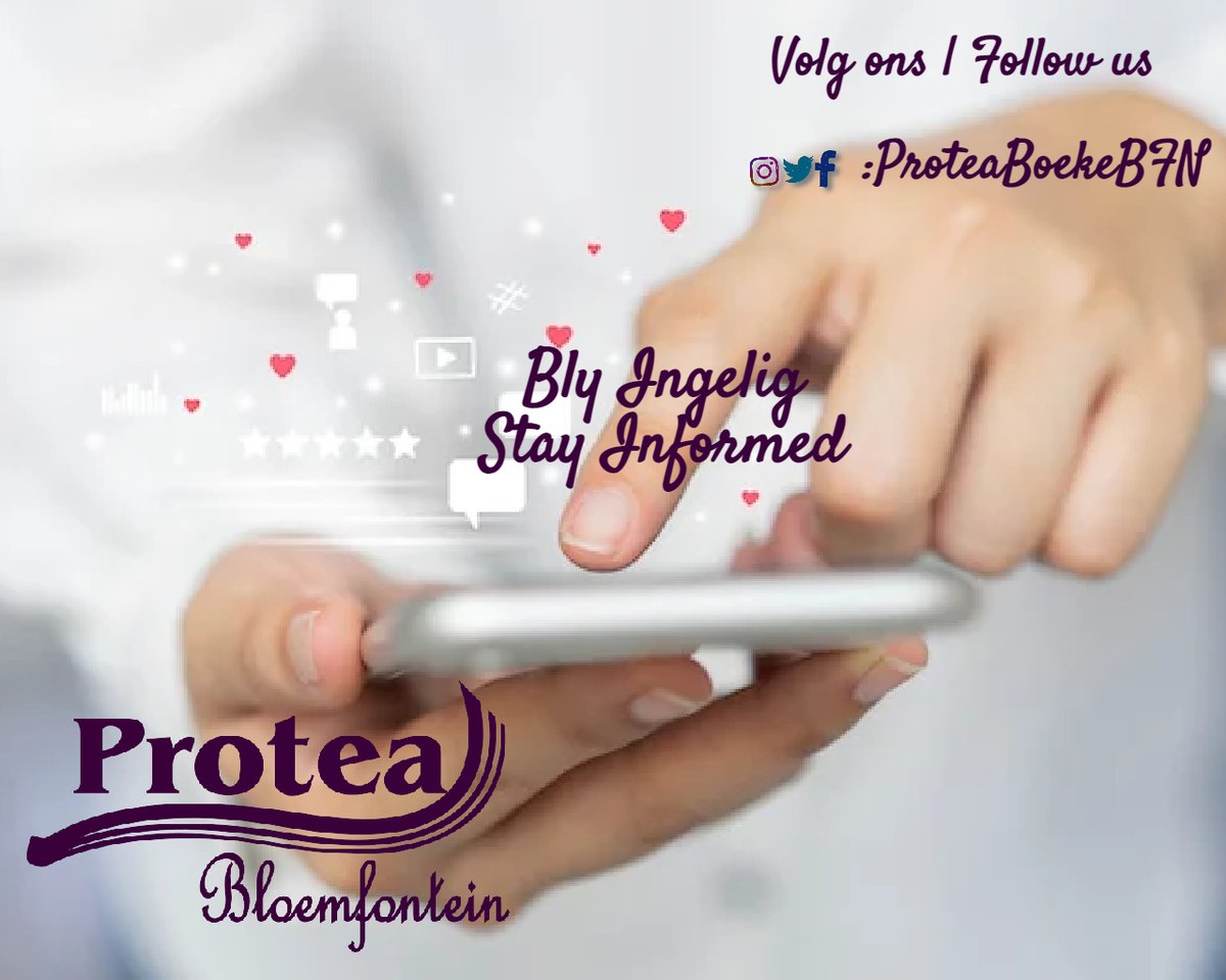 Protea/Aristata Boekwinkel Bloemfontein tweet media