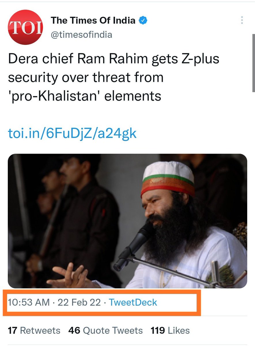 zoo_bear's tweet photo. Z security for Rape convict #RamRahim 🙄 https://t.co/Muk1mSwDfW