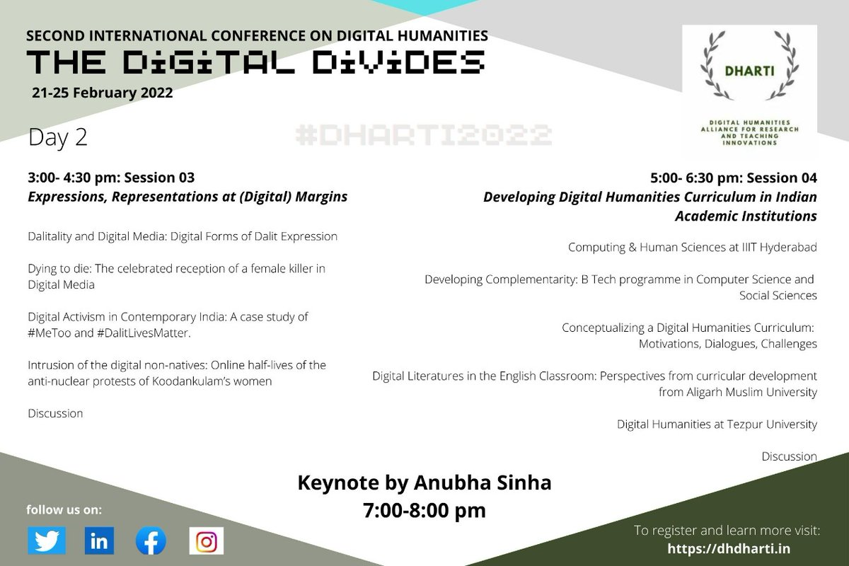 mayadodd's tweet image. Also tonight at 7 (IST), join Anubha Sinha @cis_india for #DHARTI2022 on open access in India @subhapa @Wikimedia @Mozilla @CISA2K @hack4openglam @altlawforum @internetfreedom @OAIndia @nixxin @FLAMEUniversity
