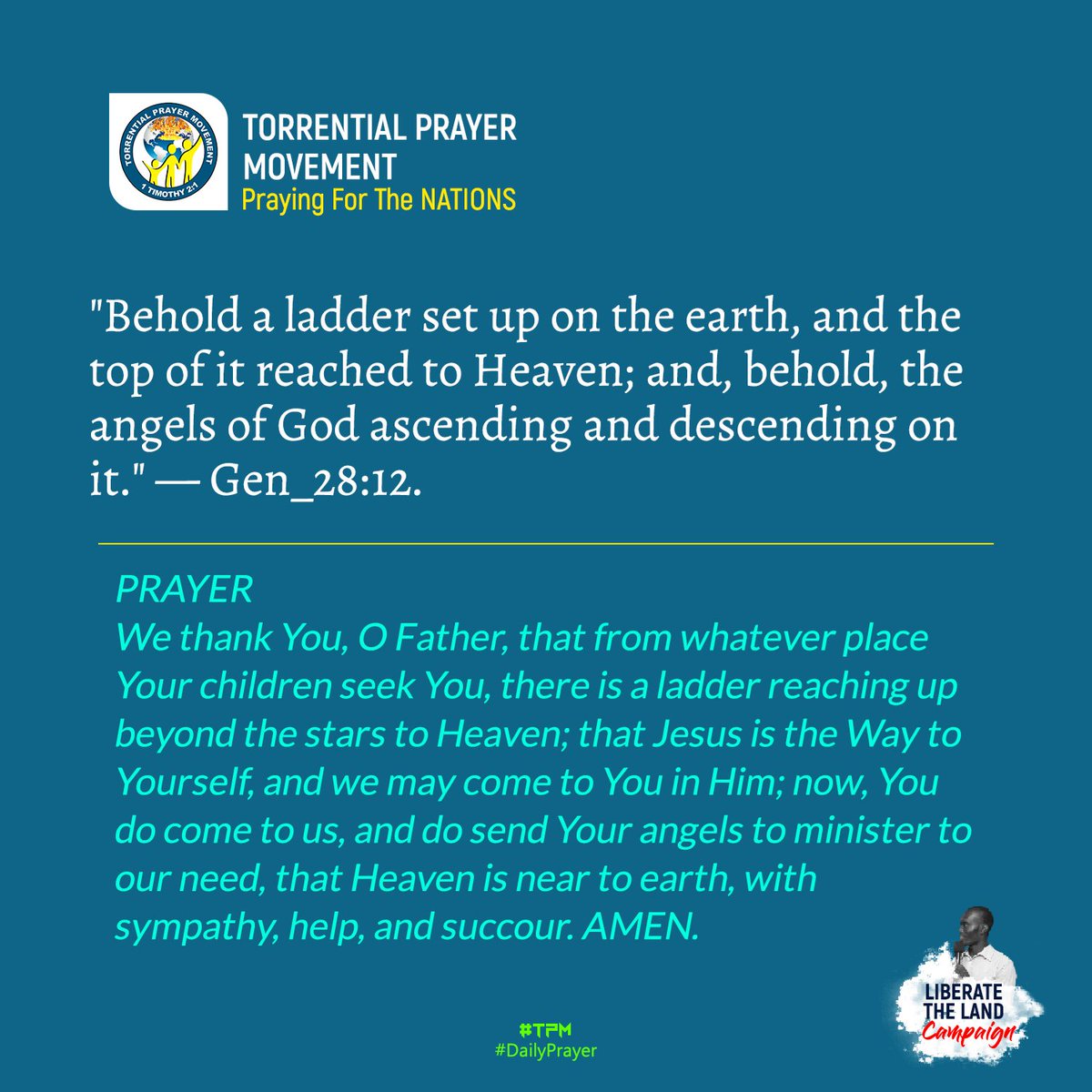 torrentpm's tweet photo. Father Your open heaven
#TPM
#DailyPrayer https://t.co/s5Yok0RJJ9