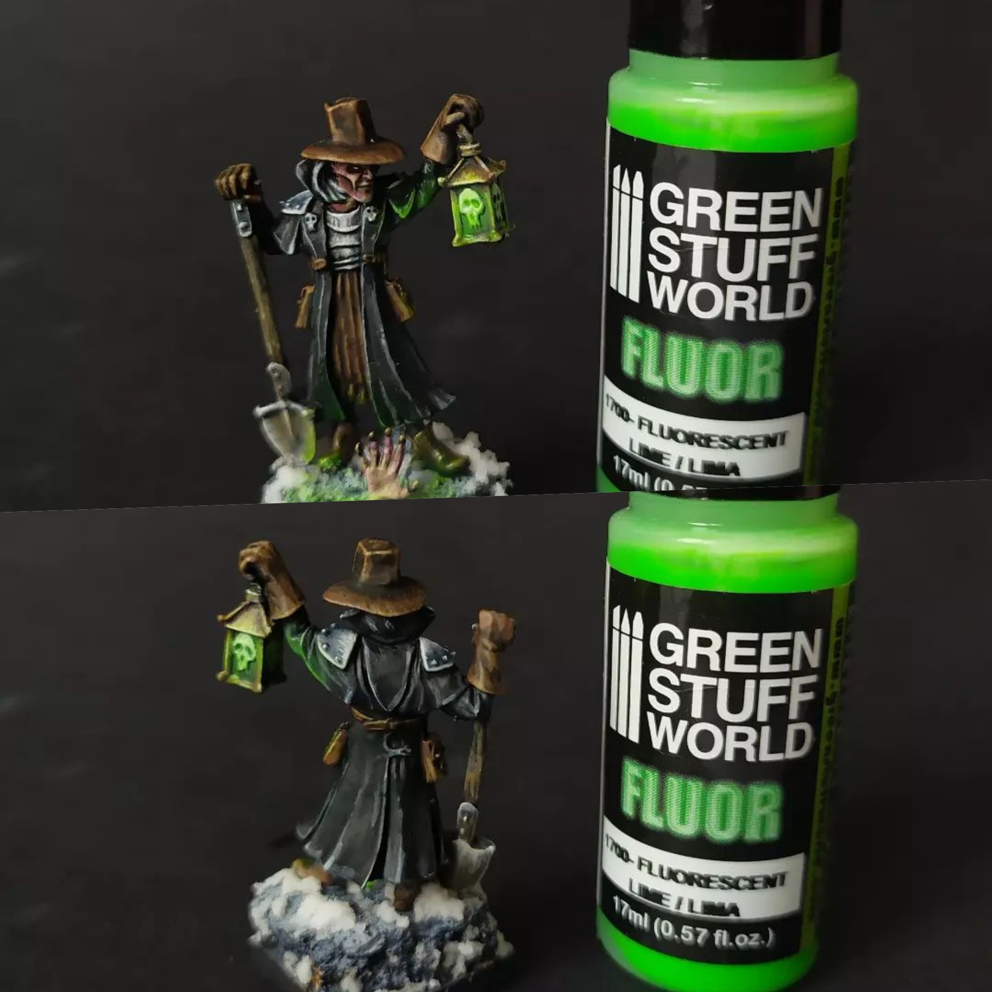 Green Stuff World on X: We have called it  King Stuff Green !! A mini  of our friends from @puppetswar in which we have used our UV fluor resin !  . @