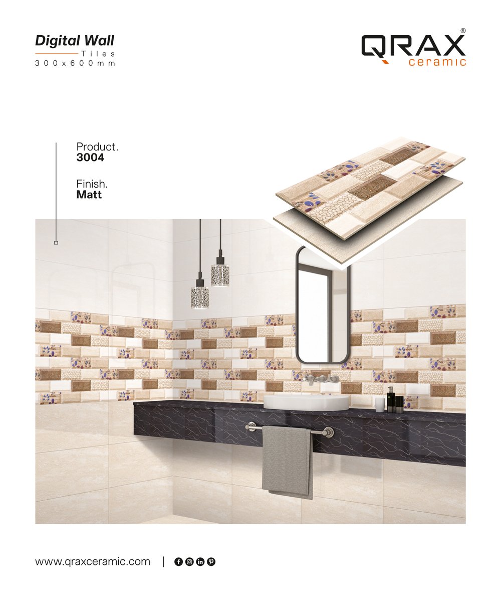 QraxCeramic's tweet photo. Delightful and glamorous mornings make your day inspired – Qrax Ceramics.
Glossy Finish | 300 x 600mm.
visit us for more best quality ceramic collection.
#mesmerizing #qraxceramic #morningvibes #vibes #digitalwalltiles #300x600mm #modernbathroom #bath #bathroomsideas https://t.co/9sS2pHqHVe