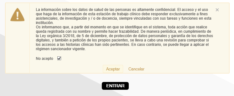 Señores de HCIS que ha vuelto a cambiar de mano, déjense de pantomimas. Los médicos conocemos muy bien el secreto profesional. 
Dediquen sus esfuerzos en que HCIS funcione como debe porque cada vez nos hace perder más tiempo.