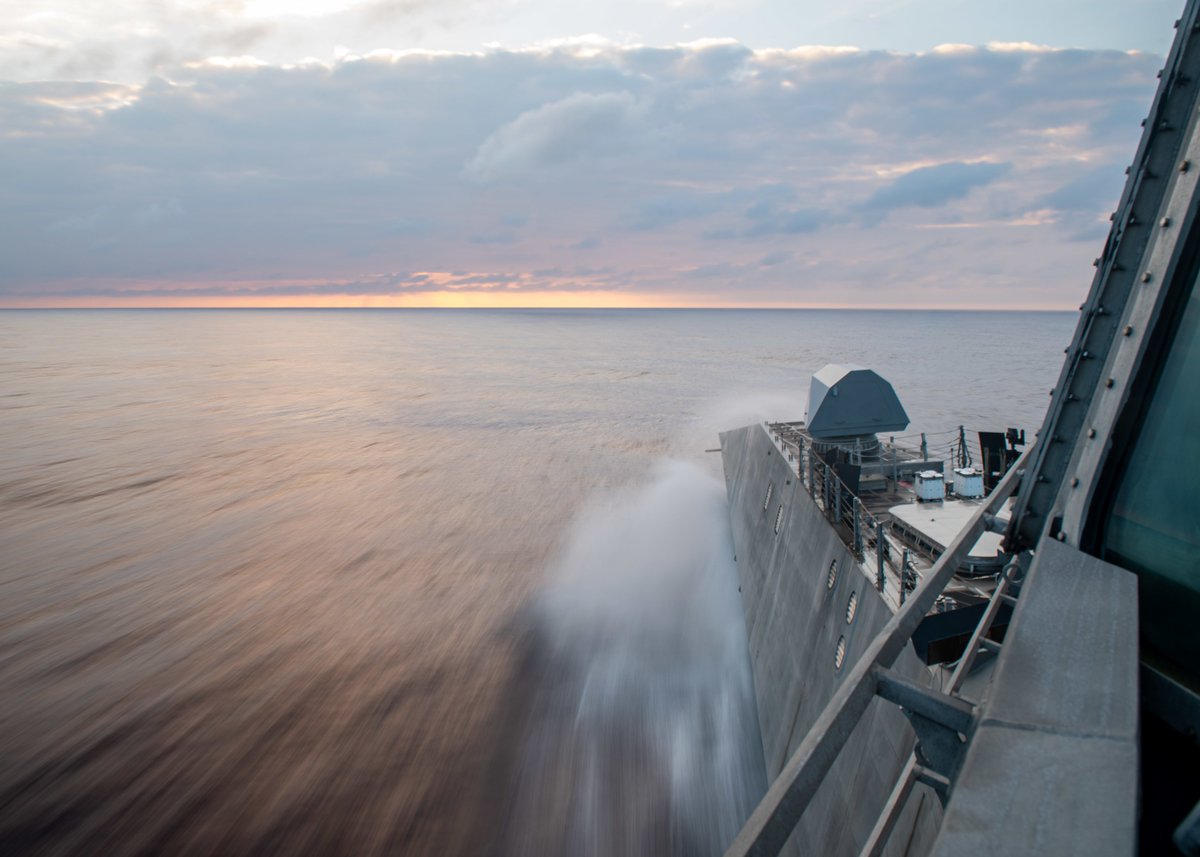 DESRON_7's tweet photo. Read about #USSCharleston #LCS18 recent underway period in the #SouthChinaSea at: https://t.co/SbcnUR63wI
#FreeandOpenIndoPacific #LittorallyAwesome #AlwaysReady #MissionReady #CTF76
@USNavy @USPacificFleet @US7thFleet @SurfaceWarriors https://t.co/seuB7G9NHR