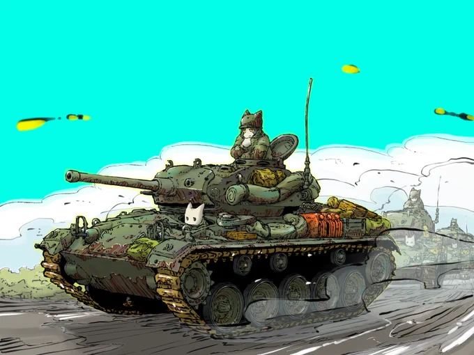 #猫の日
猫兵士✨ 