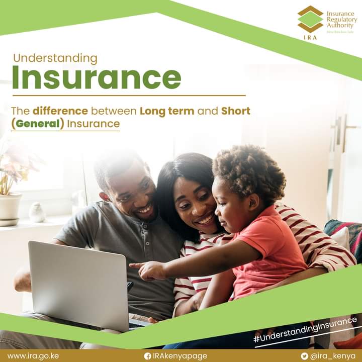 ira_kenya's tweet photo. Insurance policies come in two forms Life (long term) or General (short term). Life insurance runs for more than one year while general insurance is for one year or less. An education policy, for instance, is classified as Life Insurance.
#UnderstandingInsurance https://t.co/TDnRRzGW1m