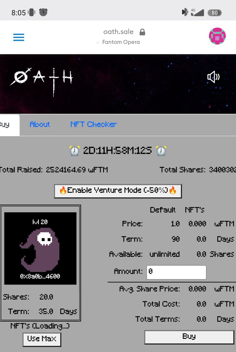 Warden_TheOG's tweet photo. Just took the @ByteMasons $OATH
Just a really small fish swimming with whales 😅 https://t.co/u35GhbbiMe
