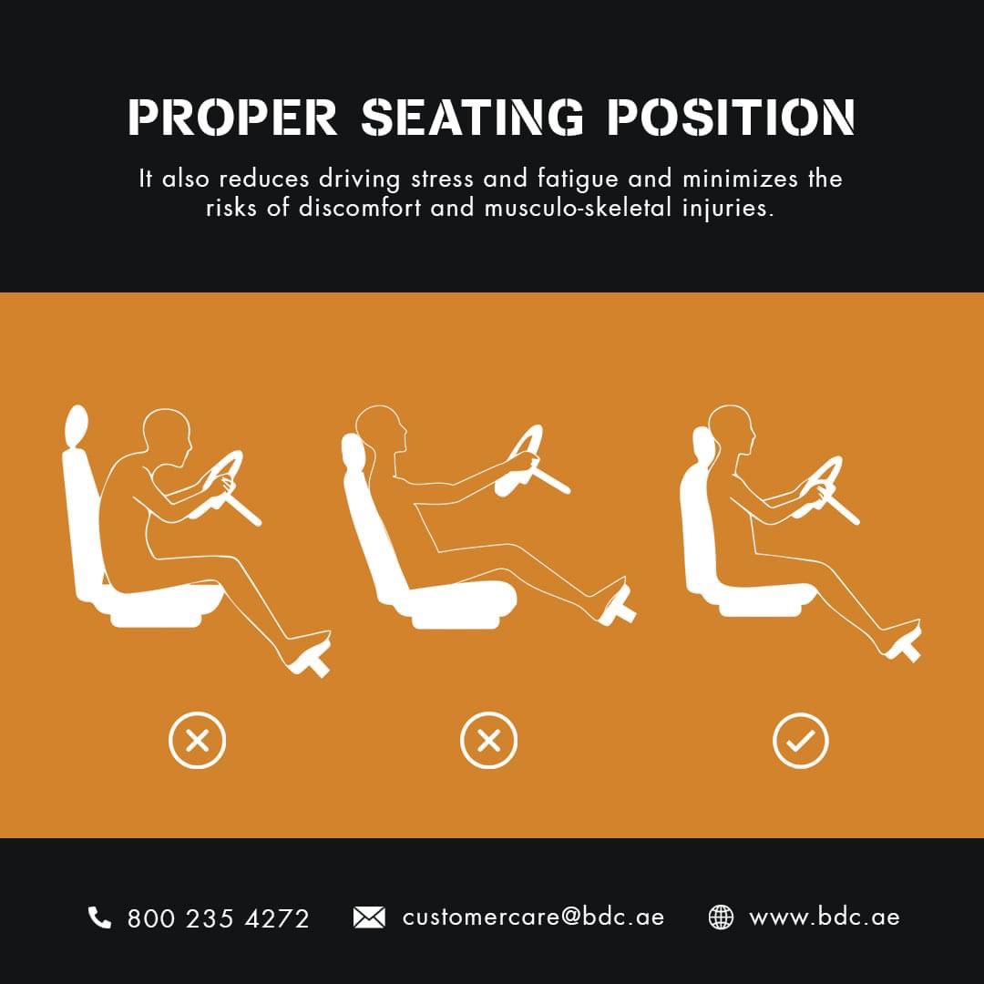 BelhasaDC's tweet photo. The benefits of a correct driving posture are clear visibility, better comfort and faster reaction times.
#belhasadrivingcenter #BDC #UAELicense #driverslicense #drivingschool #drivingtips #uae #dubai https://t.co/Q4dKSccPyE