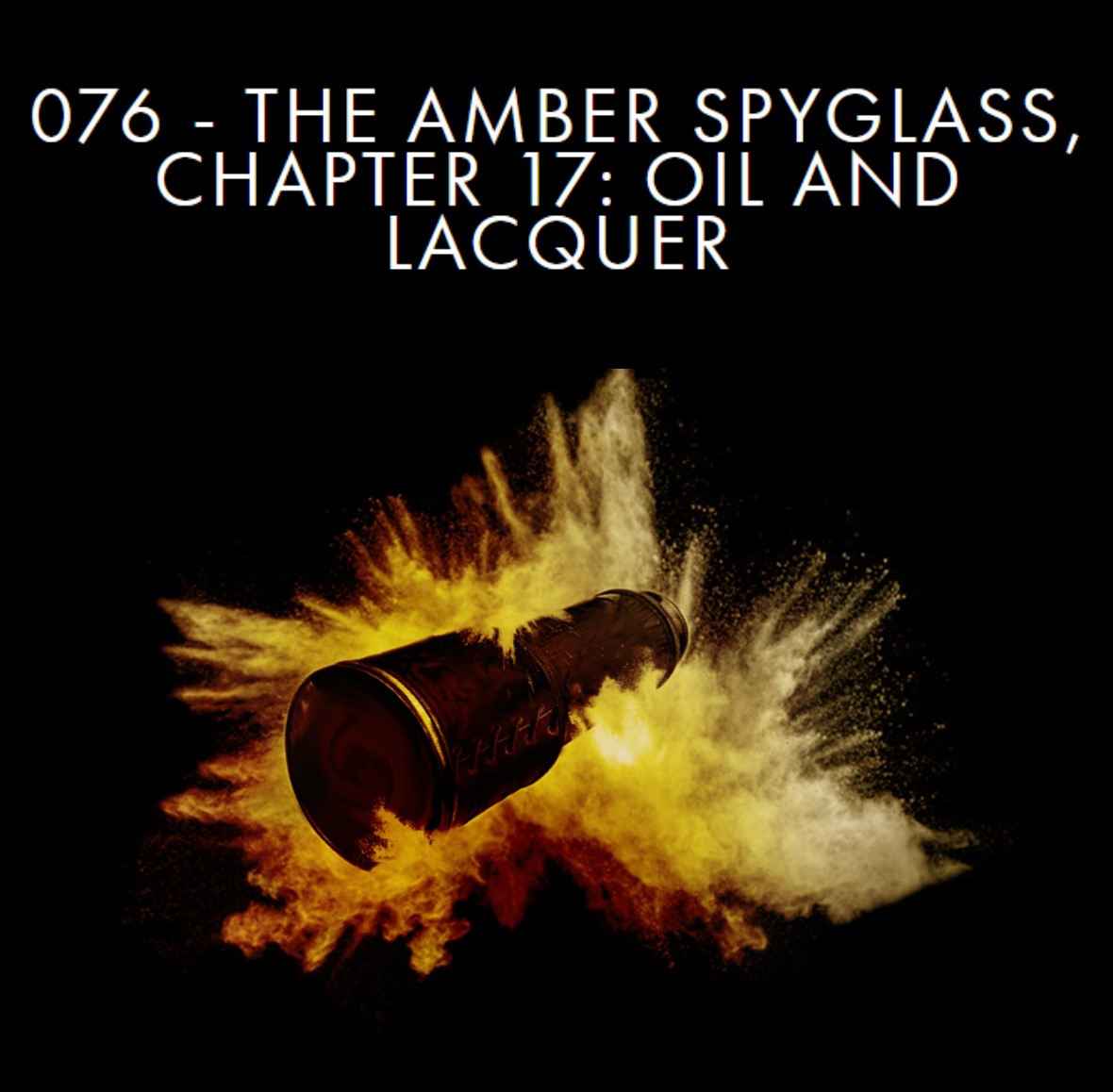 DarkMaterialPod's tweet image. Our episode on #TheAmberSpyglass Chapter 17 (Oil and Lacquer) is now available!

Join us as we learn some polarisation facts, compare sraf measurements and generally enjoy the no-nonsense paciness of another excellent Mary Malone chapter!

#HisDarkMaterials #PhilipPullman
