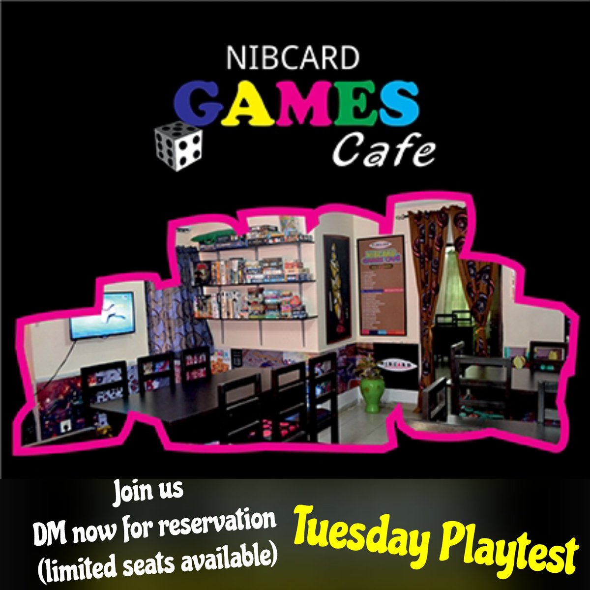 nibcardgames's tweet photo. It's Tuesday's playtest today😃📝🛠️🃏♟️🎲 

Please DM for attendance (strictly by reservation 🙏🏽)

#PlaytestingTuesday #NIBCARDGamesCafé #TabletopGamesEnthusiasts #MadeinNigeria #Boardgames #Cardgames #AbujaTwitterCommunity https://t.co/KjHcJzhH3s