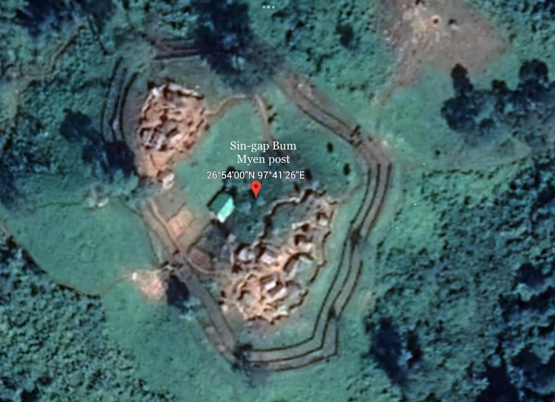 JawTuHkawng's tweet photo. After 4 days of intensified fighting between the SAC's troop and a joint troop of the KIA and PDF at Sin-gap Bum, Putao, the SAC's used the two jet fighters to bomb the post as they faced a massive loss on the ground fight. Locals say the jets have bombarded more than 15 times. https://t.co/0Xy87RAsx3