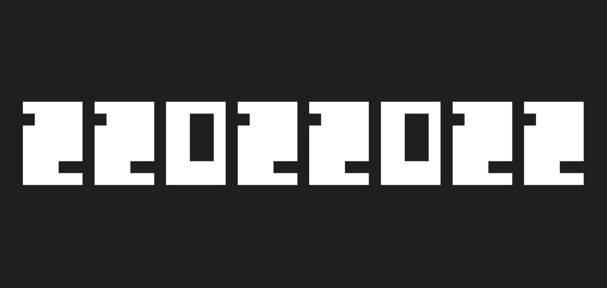 Zo_Nynke's tweet photo. Have a peaceful day, world. #palindrome #ambigram #date #baubuchfont #fontstruct https://t.co/slXpDZqeWj