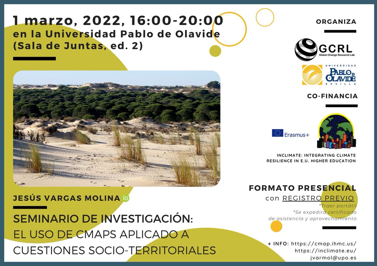f_humanidades's tweet photo. ¿Quieres aprender a diseñar Mapas Conceptuales? Apúntate a este seminario, organizado por @GlobalChangeRL, sobre #CMapTools
📅01/03
🕑16.00-20.00 h
📍Edif. 2, Sala de Juntas
ℹ️Inscripción: https://t.co/RNd7QDP73R
+Info: https://t.co/SnrkmBN0OB
#HumanidadesUPO #SoydelaUPO https://t.co/ponRotFs09