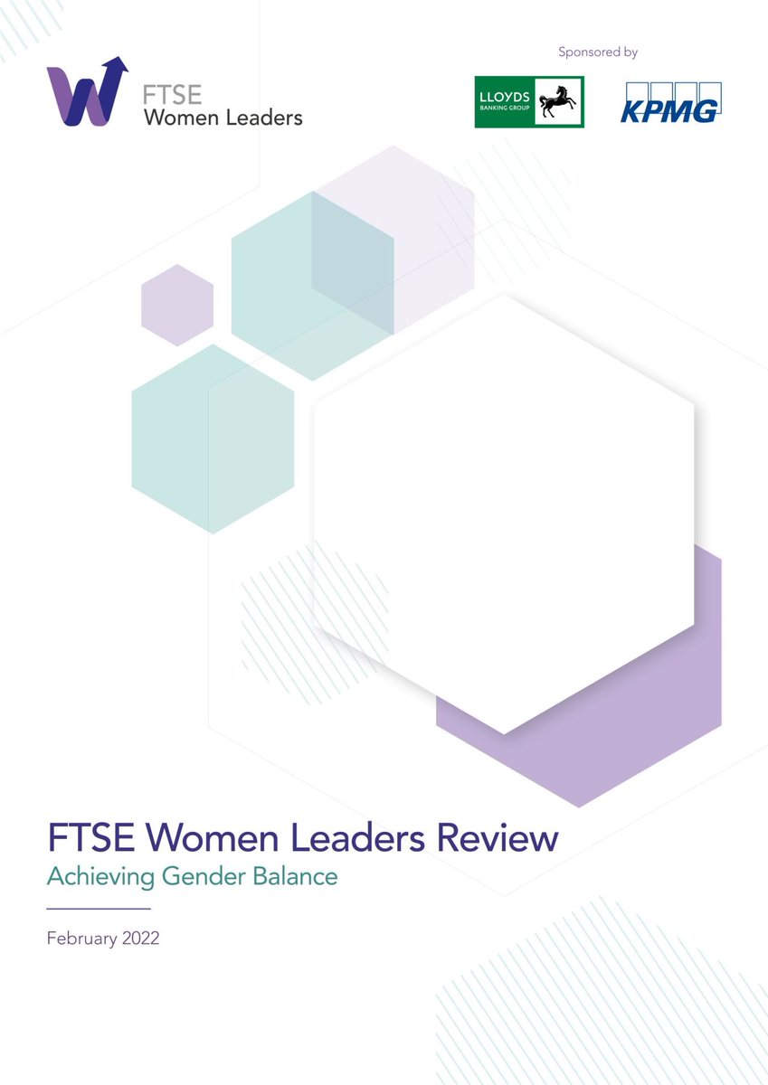 We are delighted to launch our first report under our new name, #FTSEWomenLeadersReview, today!
As well as progress across all metrics, our report reveals 4 new recommendations to #AchieveGenderBalance, including a 40% target by 2025.
Read the report - lnkd.in/dsa5G-D