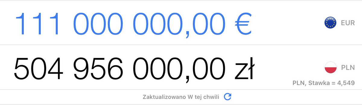 TomaszSkory's tweet photo. Tyle wynosi dziś kara za niewykonanie wyroku TSUE ws. Izby Dyscyplinarnej.
504 miliony, czyli PONAD PÓŁ MILIARDA ZŁOTYCH.
Na oświatę i wychowanie tegoroczny budżet przeznacza 488 mln. https://t.co/W9654KJUff