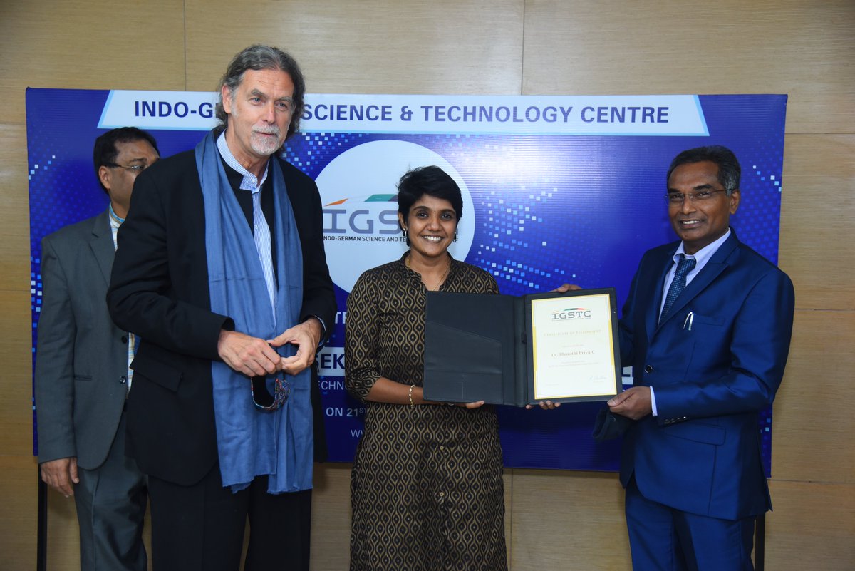 INDOGSTC's tweet photo. Congratulations to all fellows @_bharupriya @raviraj1812 @sahugovind91 @FraunhoferLBF @Fraunhofer @csir_serc @iitmadras @IITKanpur @Fraunhofer_IWU https://t.co/RYXFsYific