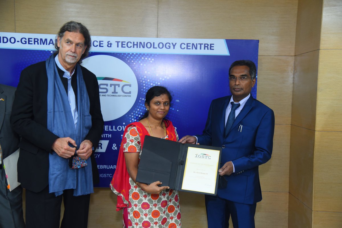 INDOGSTC's tweet photo. Congratulations to all fellows @_bharupriya @raviraj1812 @sahugovind91 @FraunhoferLBF @Fraunhofer @csir_serc @iitmadras @IITKanpur @Fraunhofer_IWU https://t.co/RYXFsYific