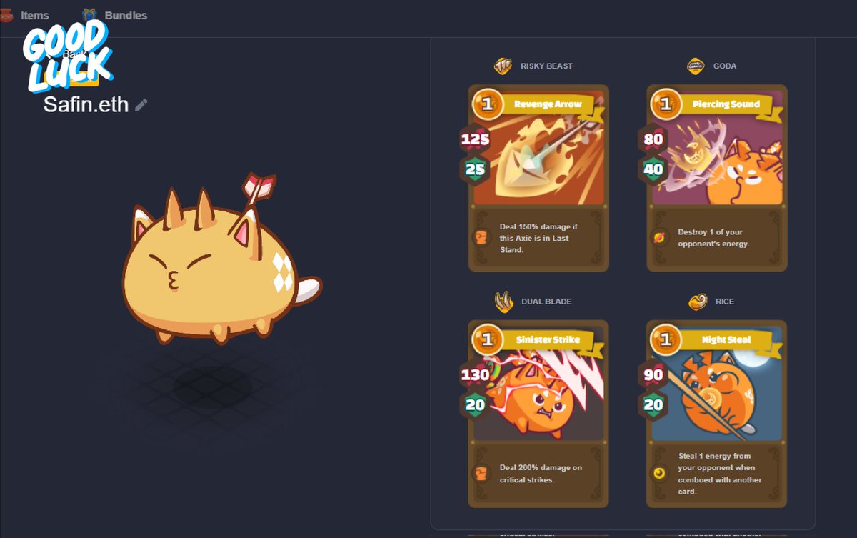 safincrypto's tweet photo. Announcing a winner for this Beast axie by 27 Feb. 🔔
To win:
👉🏼Follow me
👉🏼Retweet this 
👉🏼Tag 5 friends

Good luck 🏆

#Giveaway #NFTs #NFT #NFTGiveaway #NFTGame #nftAirdrops #axie #AxieScholar #axiegiveaway #Giveaways #Airdrop #airdrops #AxieInfinity #GameFi #CryptoGiveaways https://t.co/f1xCcL9s5I