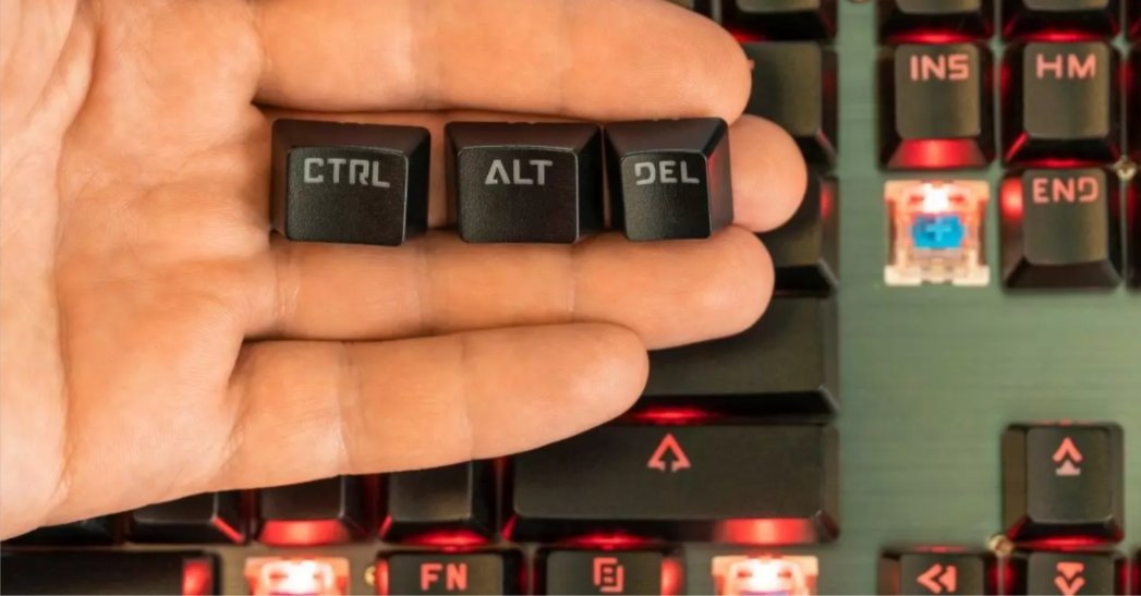 Codetia_Com's tweet photo. Ctrl + Alt + Supr, combinación de teclas más famosa de la historia https://t.co/KBRe8fGCQ9 https://t.co/2fLUSlKAgw