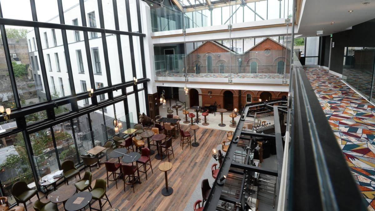 Completed balustrade project for J D Wetherspoon at St Keavans Port , Dublin. Thanks to <a href="/PeregaLtd/">Perega</a> for the structural support and guidance. Great teamwork from all and the <a href="/Marcon_Fitout/">Marcon Fit-Out</a> group #glassbalustrade  #glassdesign