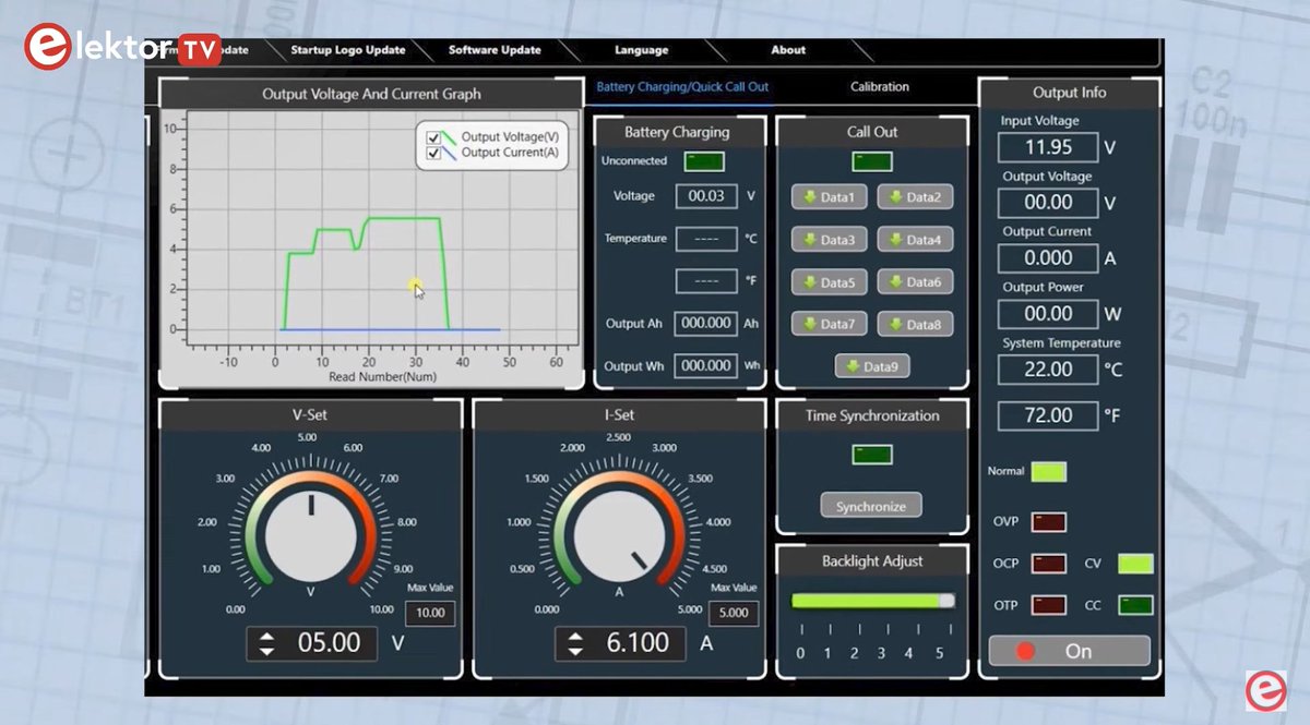 Elektor's tweet photo. JOY-iT RD6006 Power Supply Review -Elektor TV
 https://t.co/gkM7kty3oA  
#joyit #powersupply #powersupplies #electronics 3programming #electronicsprojects #makers https://t.co/Cu20S7Mdwp