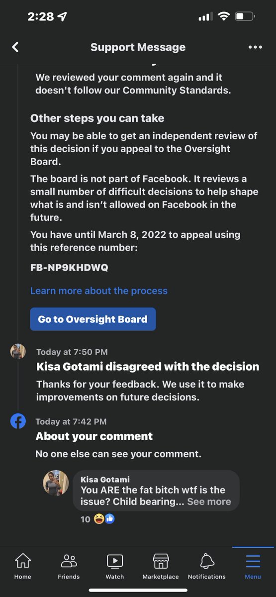 flexarella's tweet image. Once again FB has allowed a man to log on and promote violence and state that he hates fat bitches yet banned me for 30 days days for my response