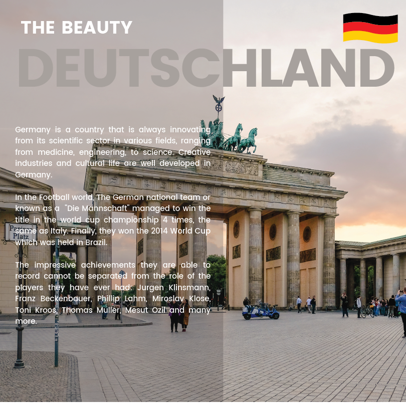 WC_trivia's tweet photo. German is a country that is always innovating from its scientific sector in various fields, ranging from medicine, engineering, to science. Cretive industries and cultural life are well developed in Germany.

@WC_trivia 

#deutschland #beautyofdeutschland #qatar2022 #fifaworldcup https://t.co/GGTC6fq2yi