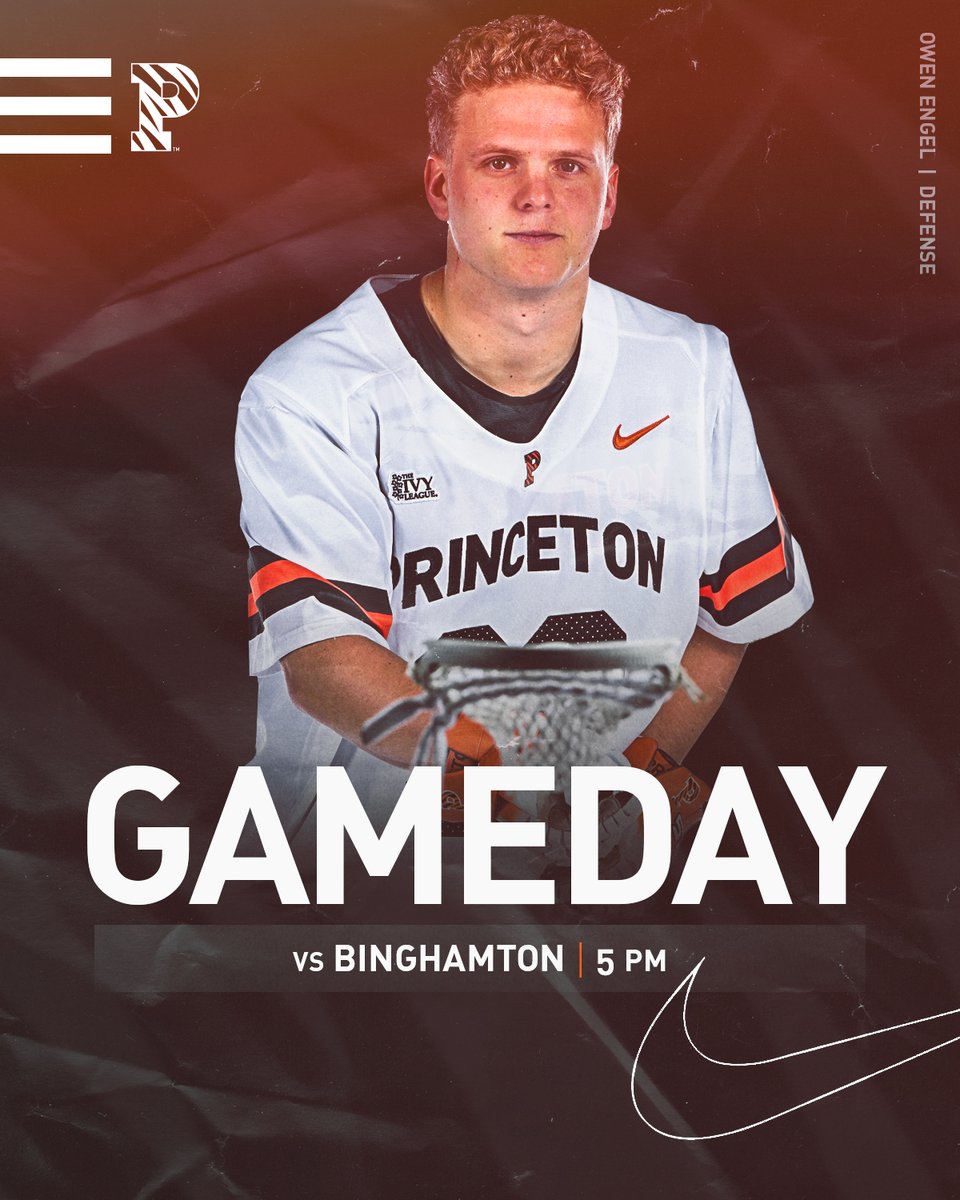 It’s a Tuesday evening Game Day. Princeton vs. Binghamton, 5 pm, Sherrerd Field.

🖥 - es.pn/3LLvAxH
📊 - bit.ly/34Lup0E
📖 - bit.ly/3sawLPx