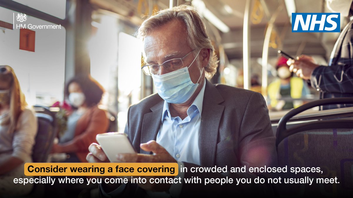 Merton_Council's tweet photo. Consider wearing a face covering in crowded and enclosed spaces, especially where you come into contact with people you do not usually meet. π·
Letβs continue to #KeepMertonSafe https://t.co/0d1OAK01tB