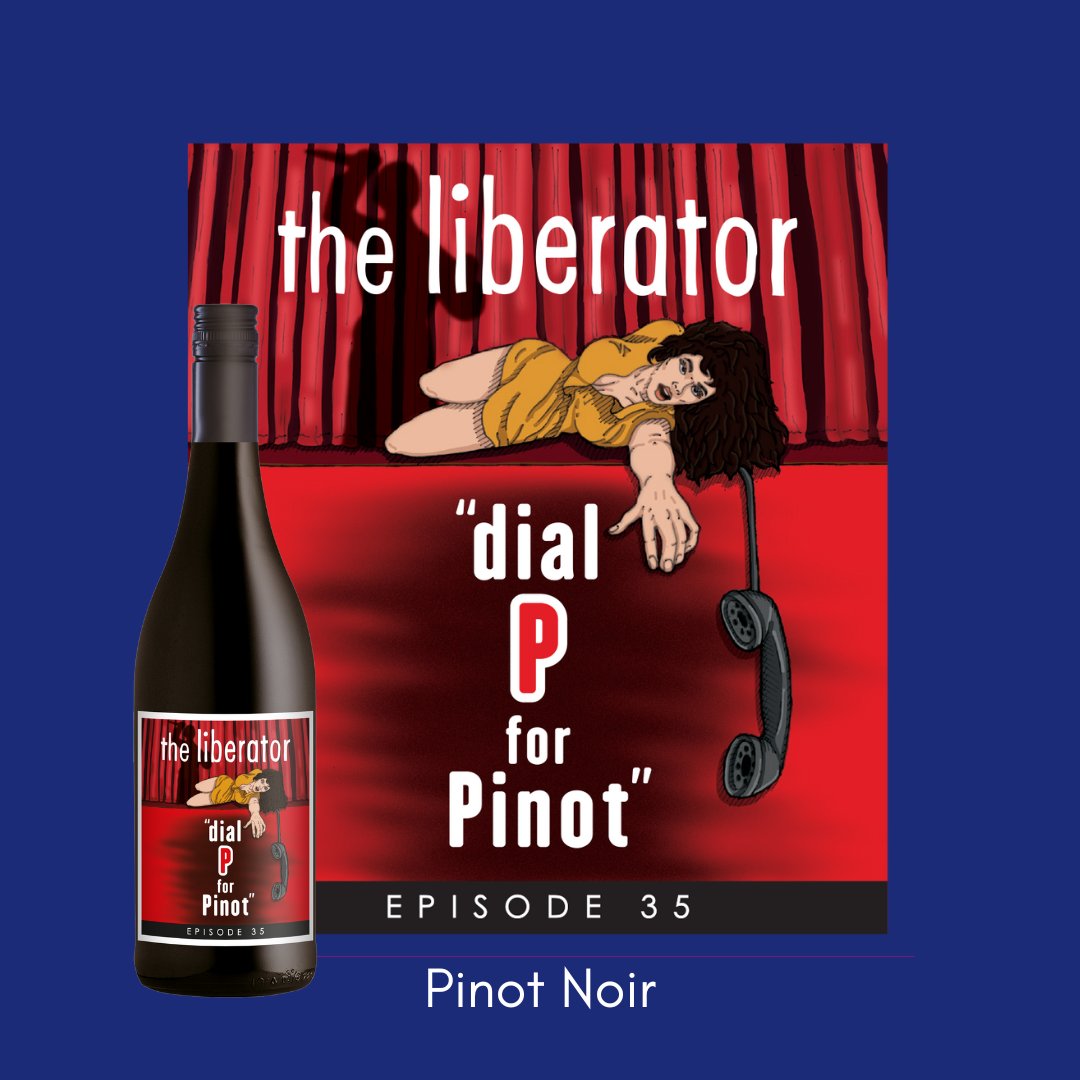 Rick says - Dial P for Pinot, obviously...
read more here: theliberatorwine.com/episode-35-the… 
#pinotnoir #theliberatorwines #drinksouthafricanwine